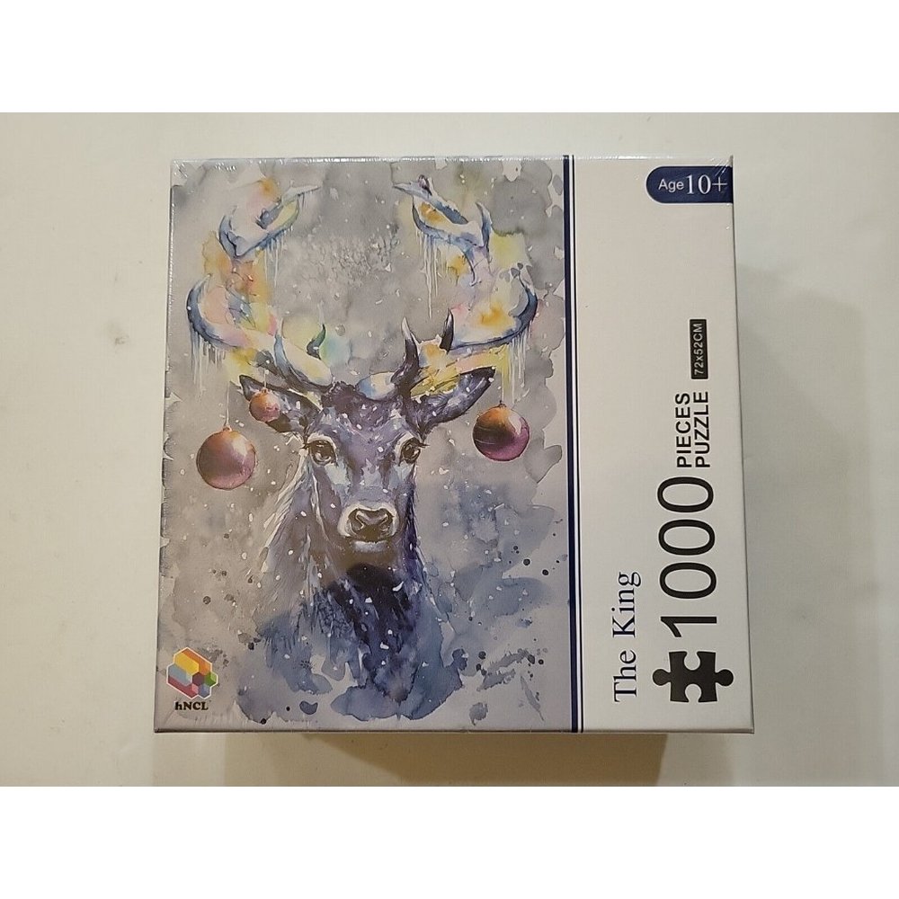 The King 1000 Pieces Jigsaw Puzzle Deer Teen Adult  Educational Relaxation Game